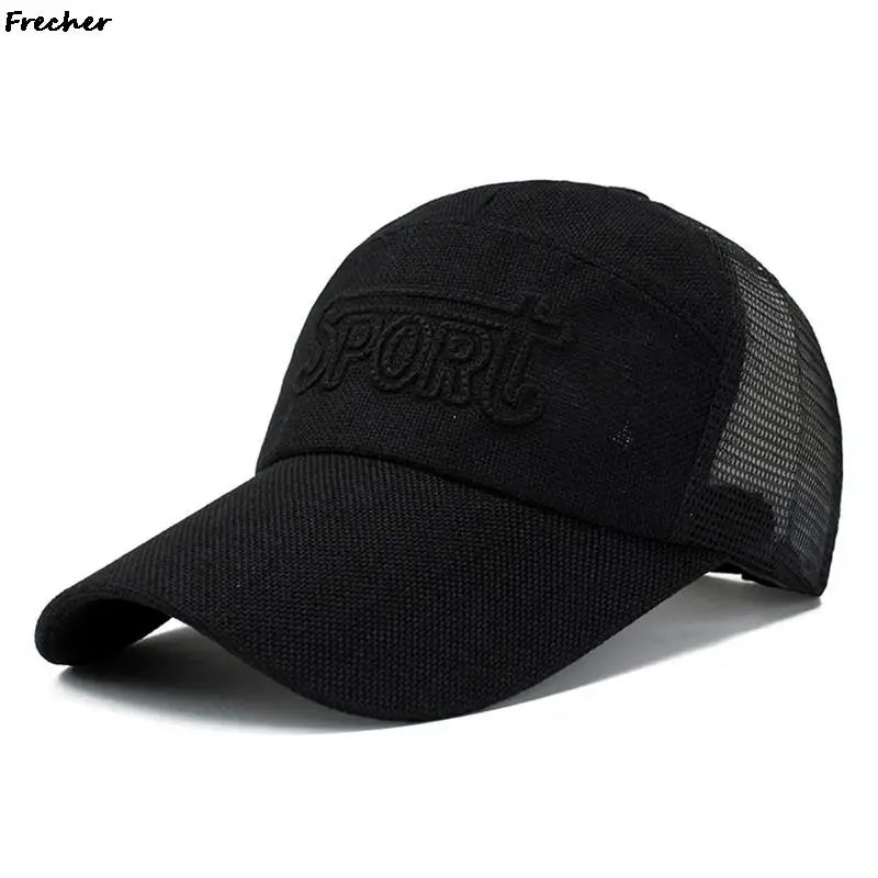 Breathable Mesh Spring Hat Trendy Unisex Baseball Cap Women Visors Hat Men Summer Mesh Caps Sports Football Golf Hats Gorras