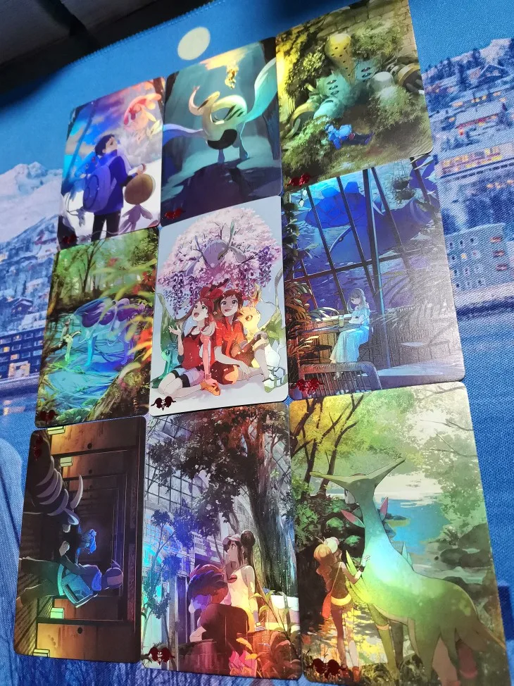 3pcs/set Diy Pokemon Ptcg Eevee  Self Control Collect Signature Trading Flash Card Anime Cartoon Gift