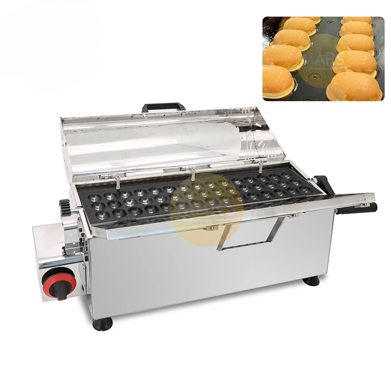 Commercial Japanese Baby Castellas Machine Sponge Cake Maker Non Stick Bubble Egg Waffle Maker Round Mini Cake Baker Iron Grill