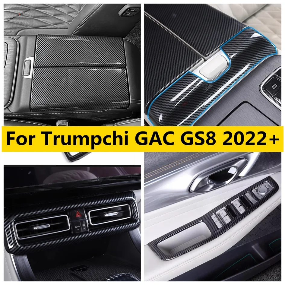 

Центральный подлокотник, ручка, крышка, декоративная рамка, наклейка, аксессуары для стайлинга автомобилей, подходит для Trumpchi GAC GS8 2022 2023