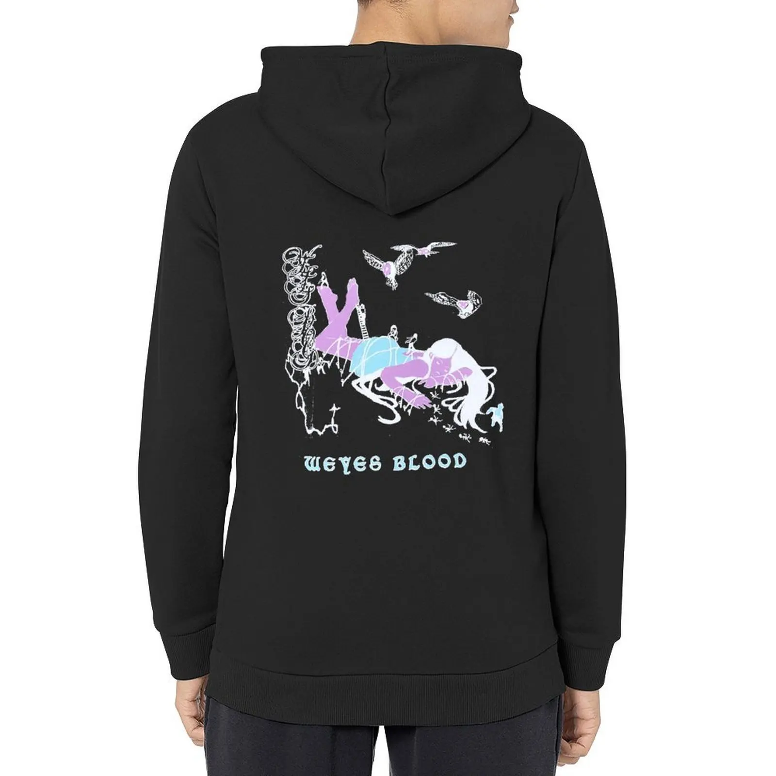 

weyes blood Hoodie men wear autumn new products japanese style fashion men graphic hoodie