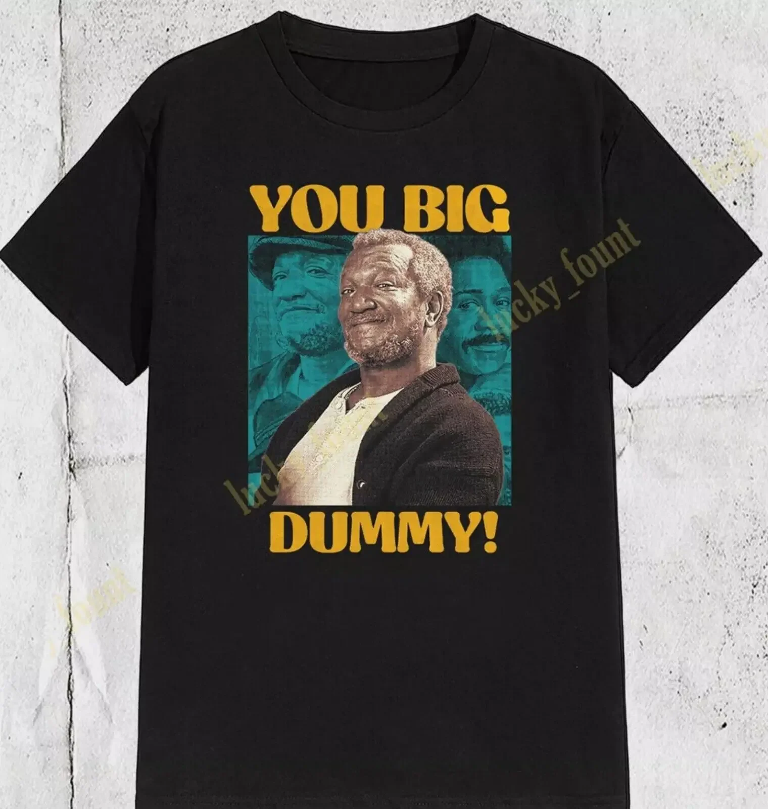 Vtg 70s Sanford and Son You Big Dummy T-shirt