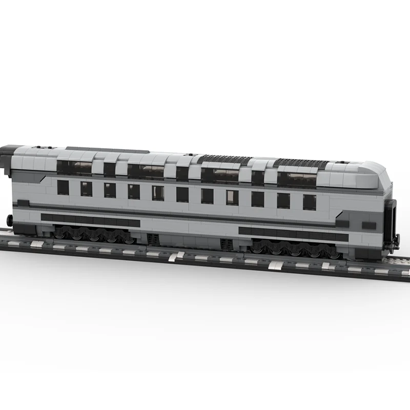 قطار السكك الحديدية Moc اللبنات سنو ثقب الدرجة الأولى مدرب نوع B نموذج التكنولوجيا الطوب لتقوم بها بنفسك تجميع عطلة اللعب الهدايا #3