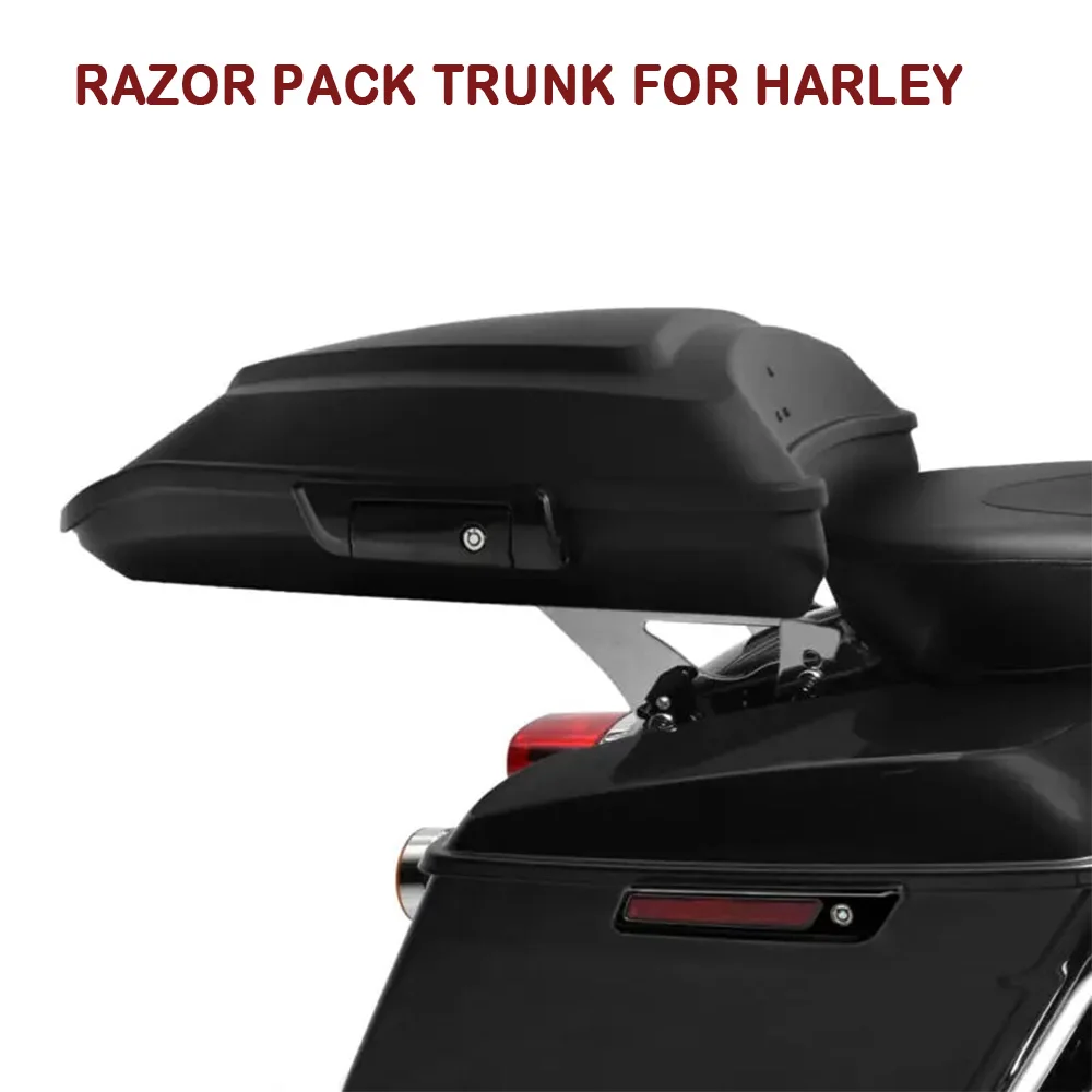 

Motorcycle Razor Pack Trunk For Harley Tour Pak Touring Road Glide Electra Glide 2014-2023