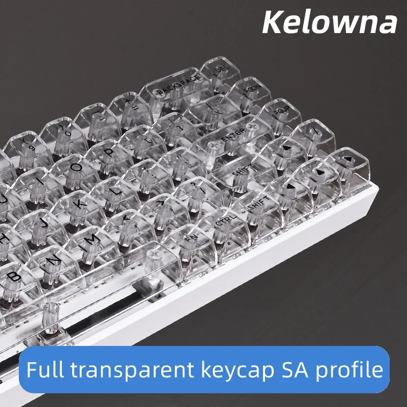 143-keys-set-full-transparent-crystal-keycap-pc-material-backlit-key-caps-sa-profile-keycap-for-keychron-75-anne-gk64-poker