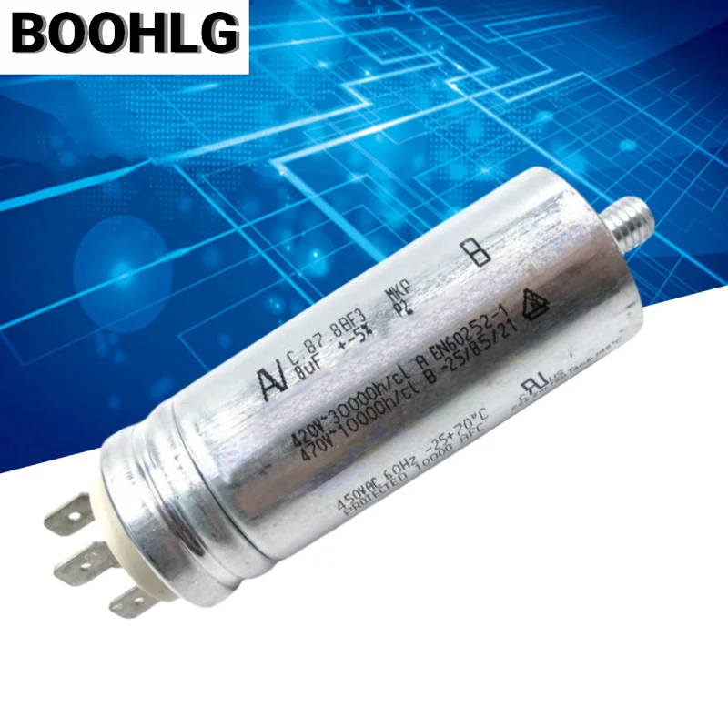 

1pcs capacitor AV C.87.8BF3 MKP 3.5UF 4UF 5UF 6UF 8UF 420-470V Arcotronics