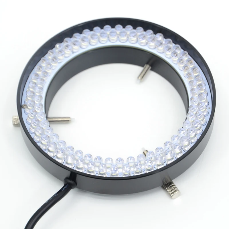 FYSCOPE 96 LED Four-Zone Microscope Ring Light with Adapter AC100V-240V Super Big 82mm Inner Size