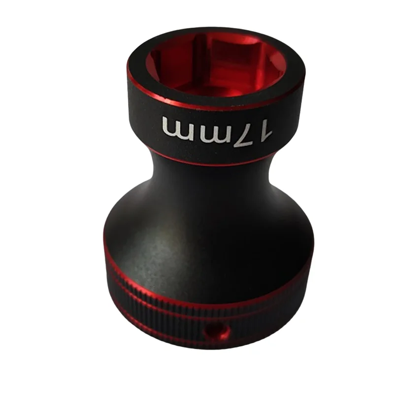 

MACH-Aluminum Alloy Metal 17MM Wheel Hex Wrench Tool HEX Nuts Sleeve For 1/8 1/10 Off-Road RC Car Truck Crawler