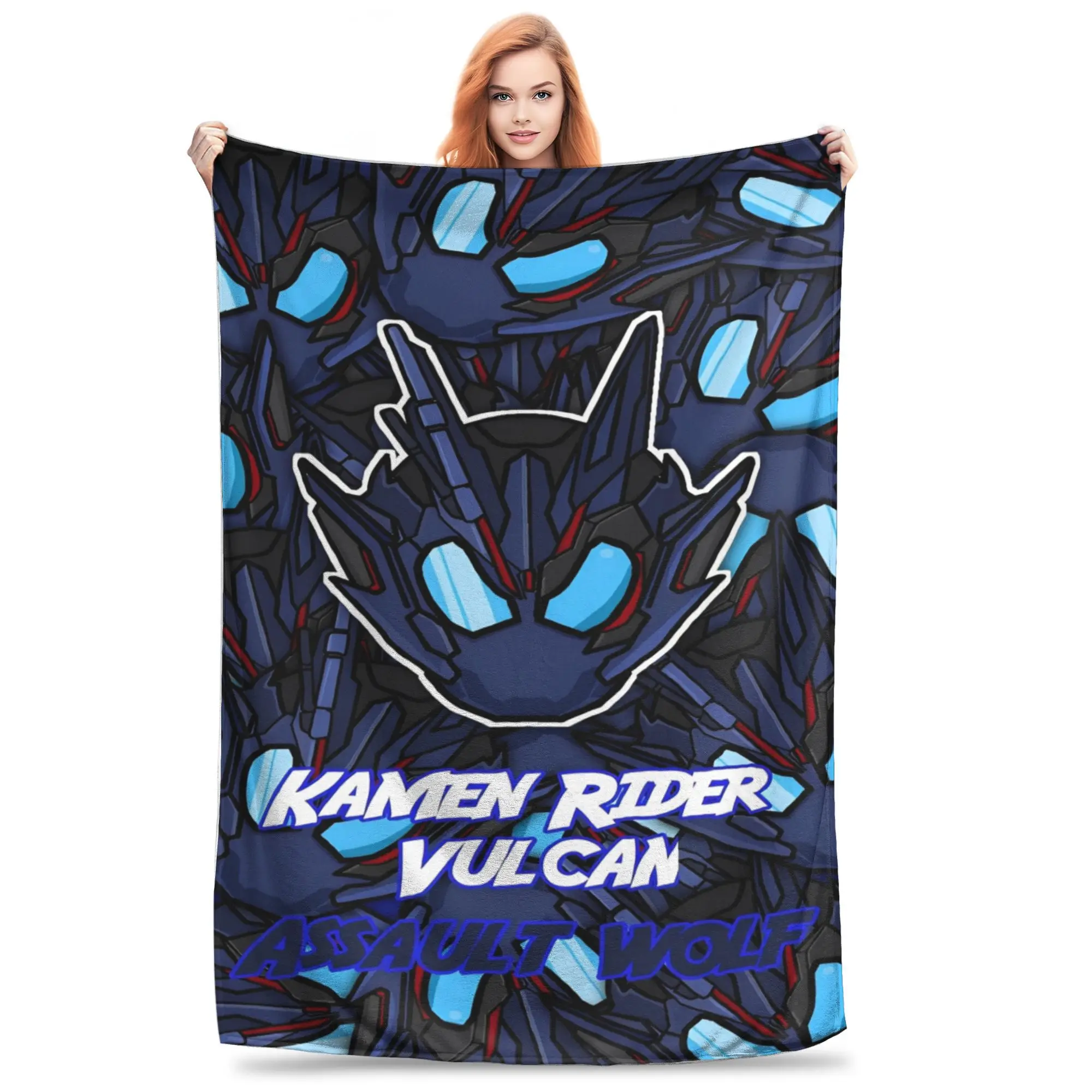

kamen rider anime Blanket Multiple Sizes Cozy and Lightweight Throw Blankets for Couch Sofa and Bed