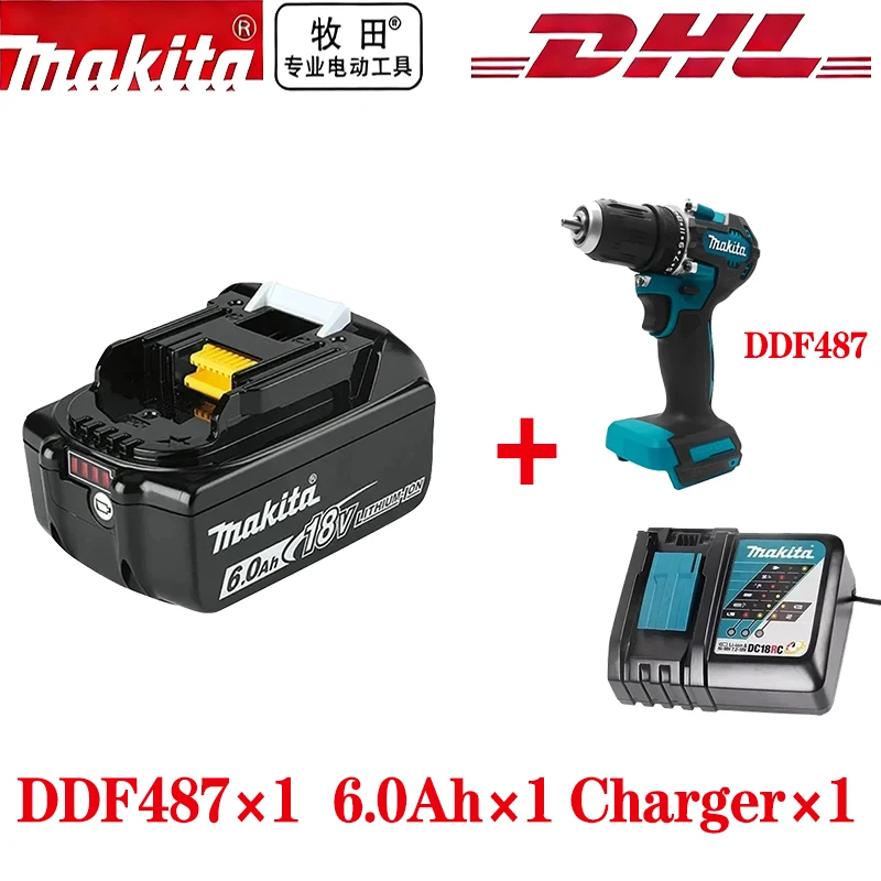 NIEUWE 2026 Originele 18V Makita 5.0Ah 6.0Ah Makita Batterij Vervangende Lithium Batterij BL1840 BL1850B BL1850 BL1860