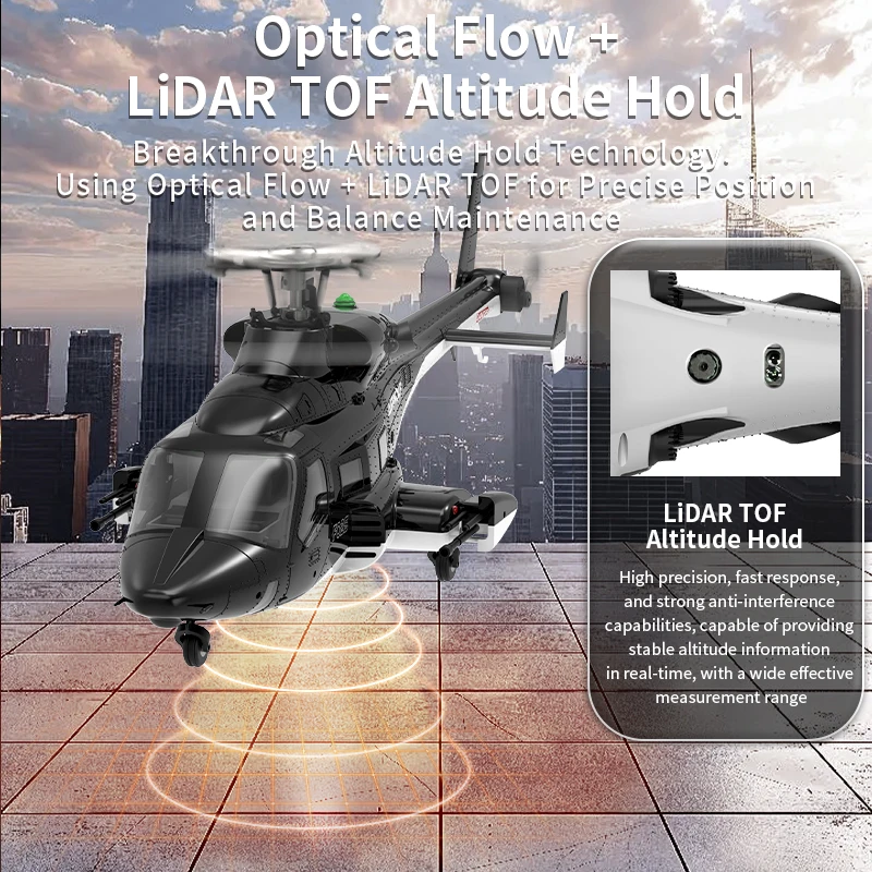 YUXIANG F02S AirWolf 2,4G 9CH 6G TOF LiDAR GPS Optische Fluss Lokalisierung Dual Bürstenlosen Motor Mit Aluminium box