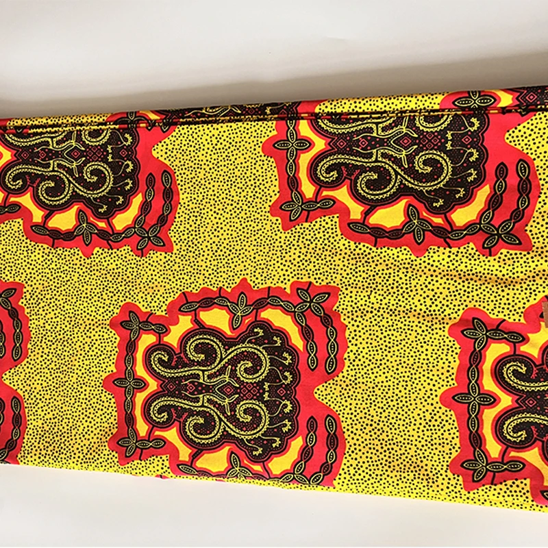 2024 Beste kwaliteit Afrikaanse wax print stof voor het maken van jurken tissue Ankara echte wax Ghana stof 100% katoen 6 yards