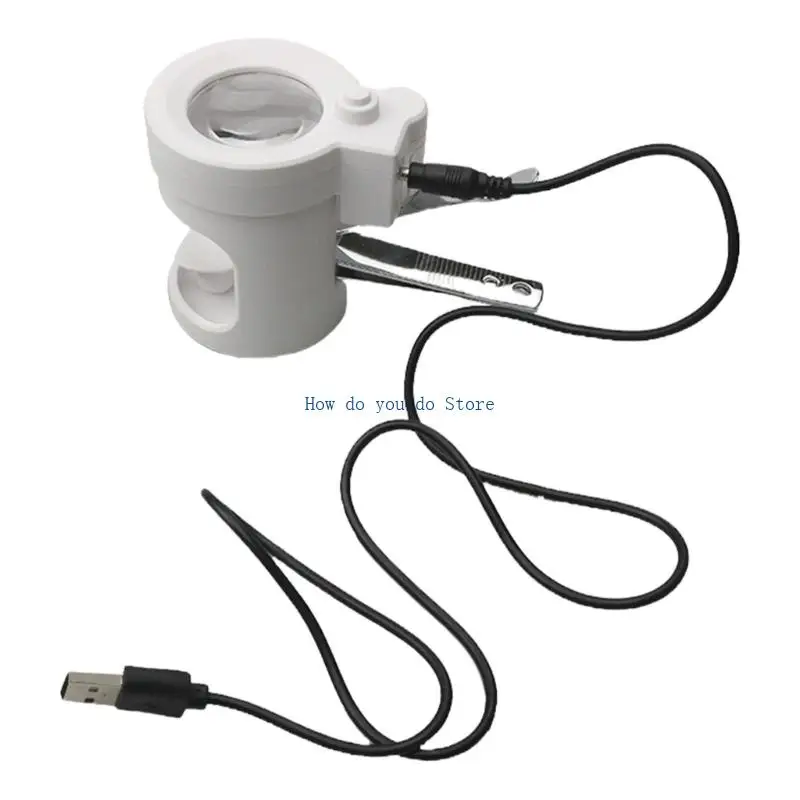 

19qf Эргономичные ногти триммер с съемным световым увеличением для удобства путешествий