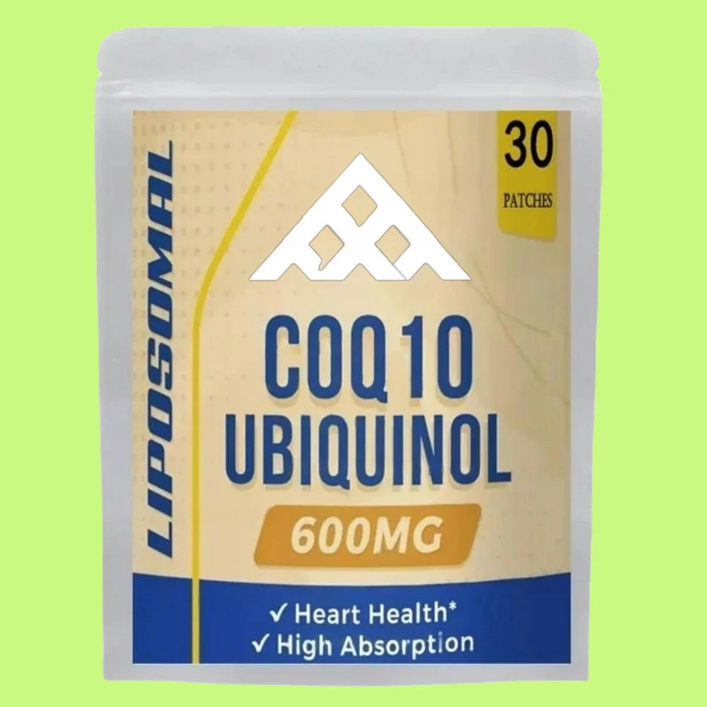 

30 патчей Coq10 Трансмические патчи с спиртом Q10, поддерживает сердце, мозг, иммунитет, энергия