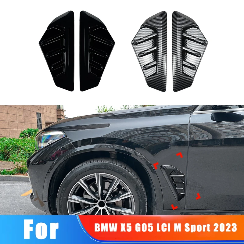 

For BMW X5 G05 LCI M Sport 2023 Fender Side Air Outlet Car Sticker Decoration Modification Accessories