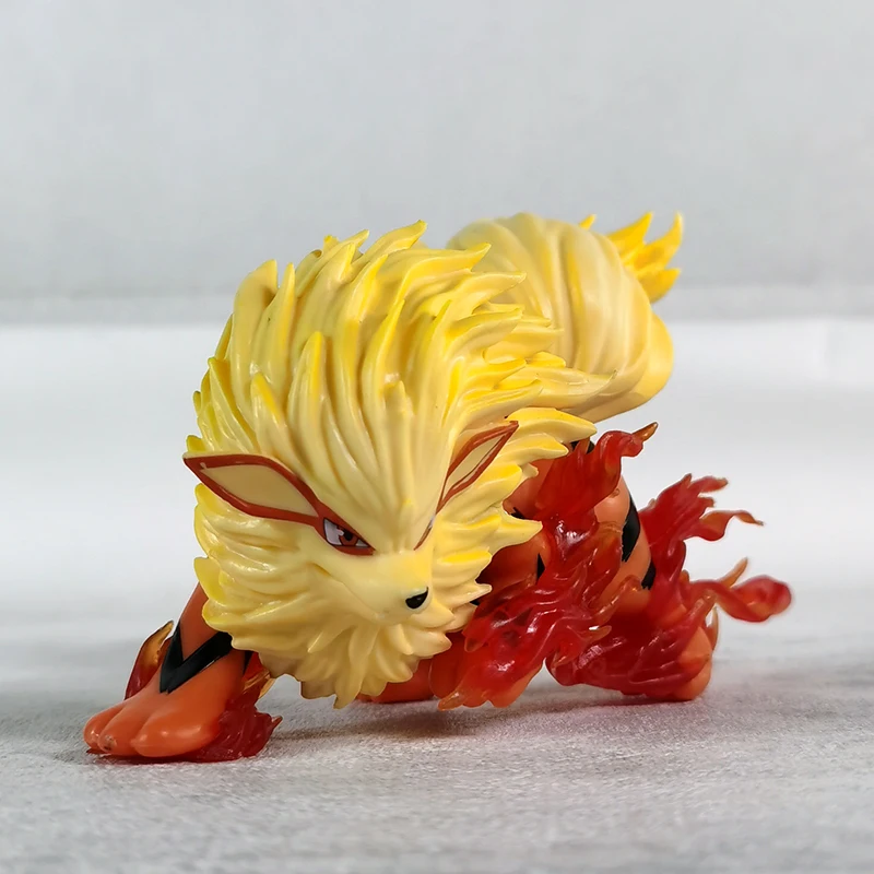 1:20 Schaal Pokemon Anime Figuren 9 cm Arcanine Action Figure Pvc Standbeeld Collectie Decoratie Kinderen Speelgoed Gift