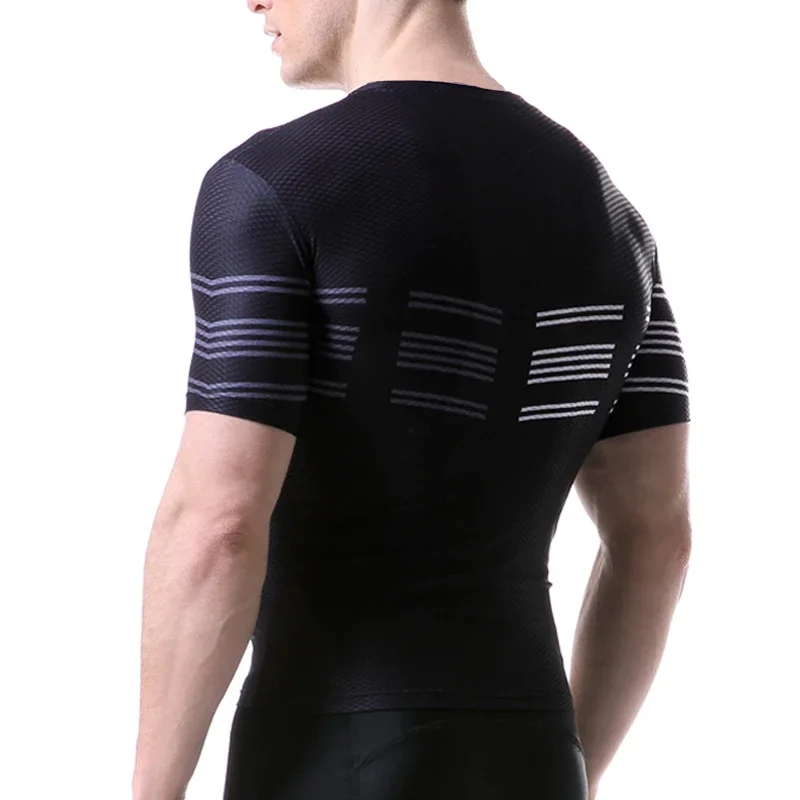 PHMAX Men's Cycling Quick-drying Clothes Summer Cycling Base Shirt Mesh Road Sports Shirt Cycling Underwear Cycling Clothes view 3
