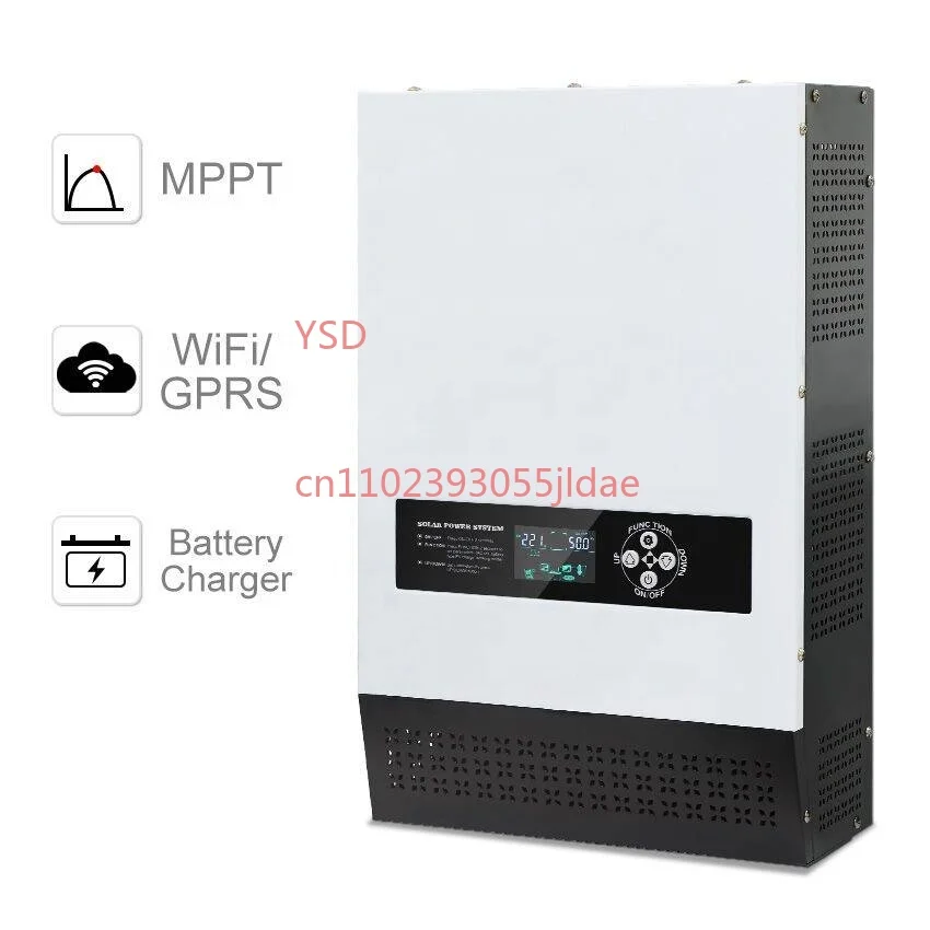 12V/24V/48V to 110V/120V/220V Pure Sine Wave Inverter 1000W-6000W Solar DC AC Power Inverter