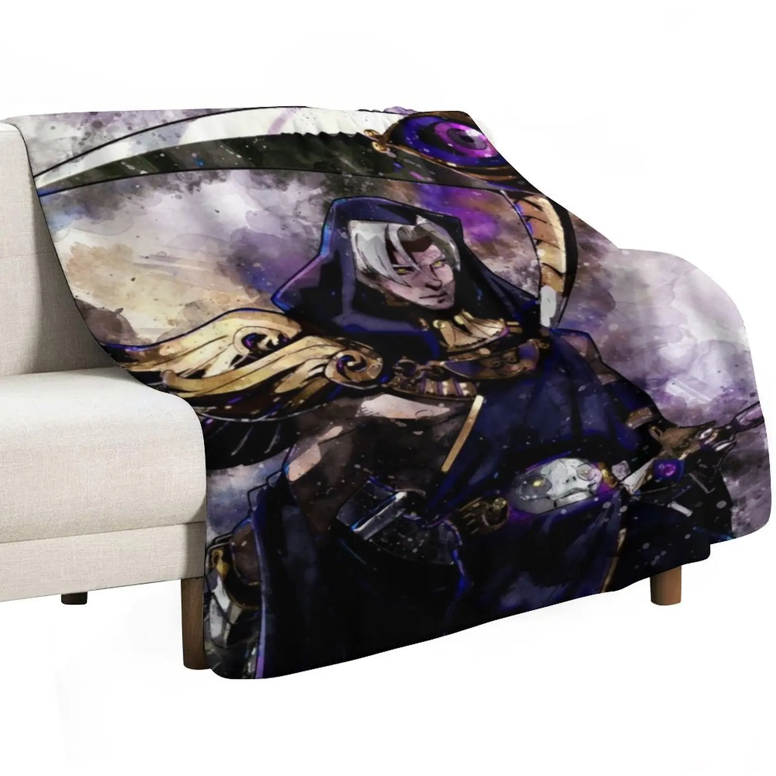 Thanatos - Hades (Watercolor) Throw Blanket funny gift Luxury Brand Cute Shaggy Sofa Blankets