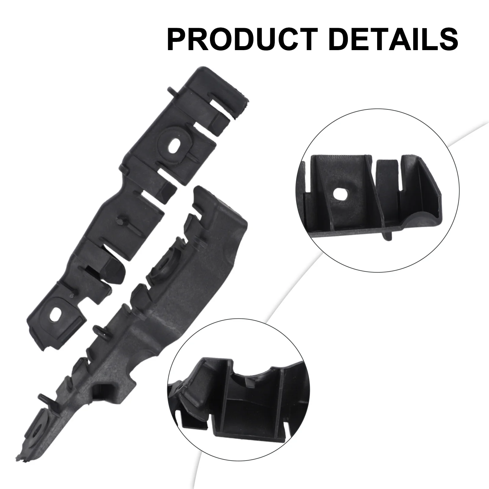 Holder Parts Bumper Bracket Accessories Car Easy Installation Front Replacement Practical Brand New Long Lasting