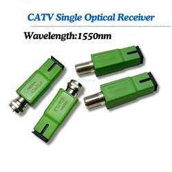 10pcs Fibre Optic to RF 1550nm M/F Passive Optic Receiver Communication Network Optical Receiver Cable TV Optical Transmission