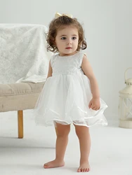 Girls Birthday Party Dresses Lace Frock Design kids Beautiful Baby Baptism Dresses