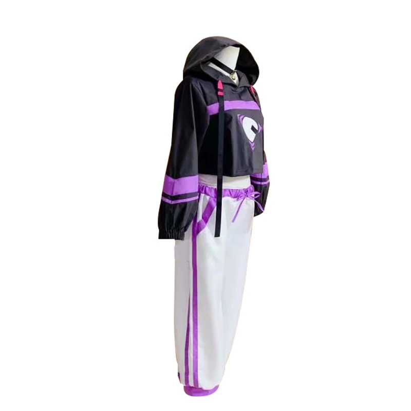 Game VTuber Hololive Nekomata Okayu Cosplay Costume Daily Uniform Suit Women Halloween Custom Made