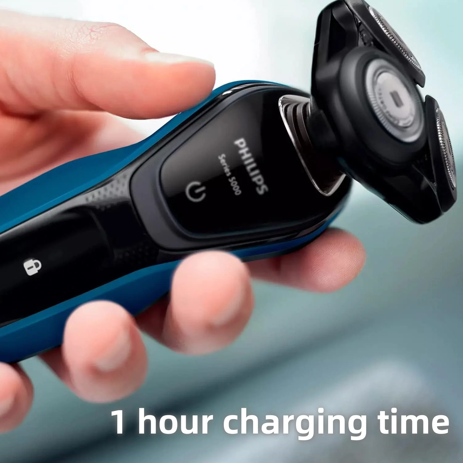 ماكينة حلاقة فيليبس نوريلكو سلسلة 5000 S5203، شحن سريع، مع ماكينة تشذيب دقيقة