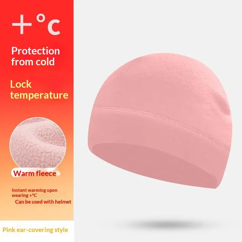 Warm Fleece Winter Beanie Soft Windproof Design For Cold Weather Skiing Hiking Camping Activity