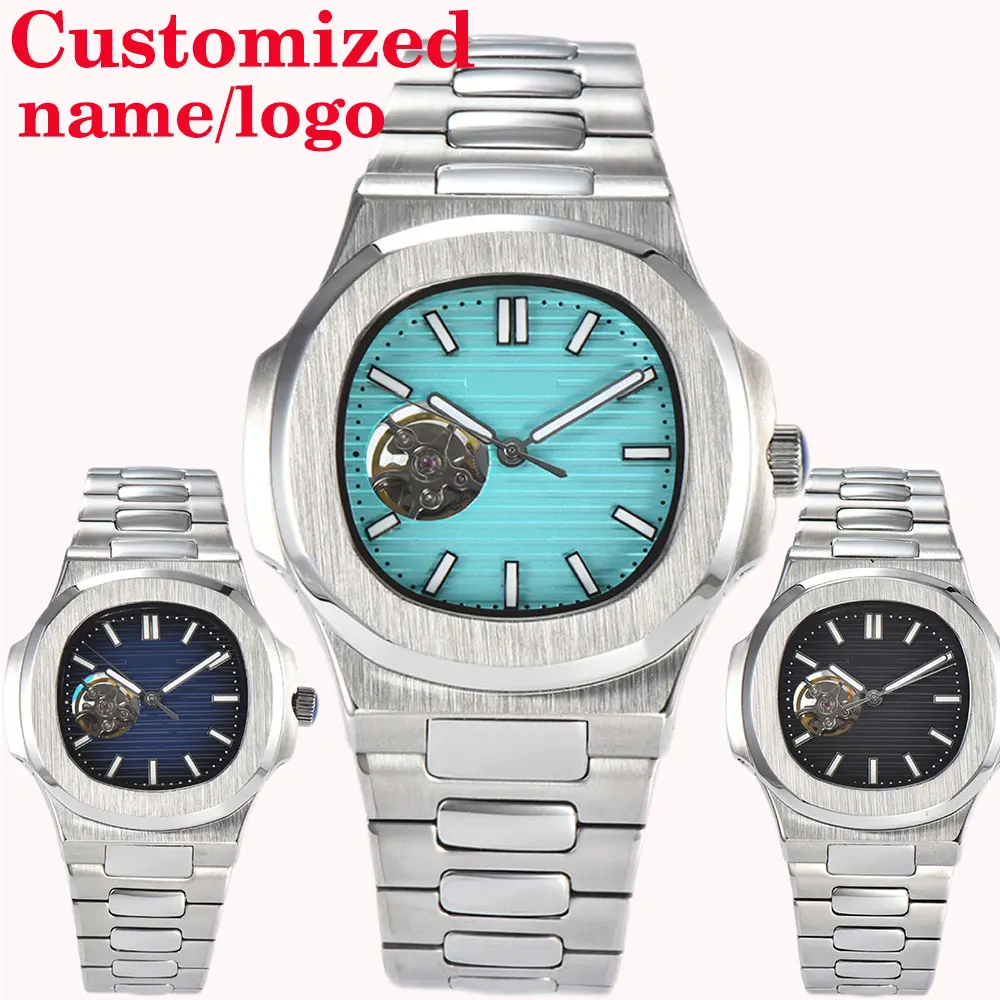 

Custom watch 43mm Watch Men's Watch Stainless Steel Sapphire Glass Case Watch NH38 Automatic Mechanical Waterproof Watch