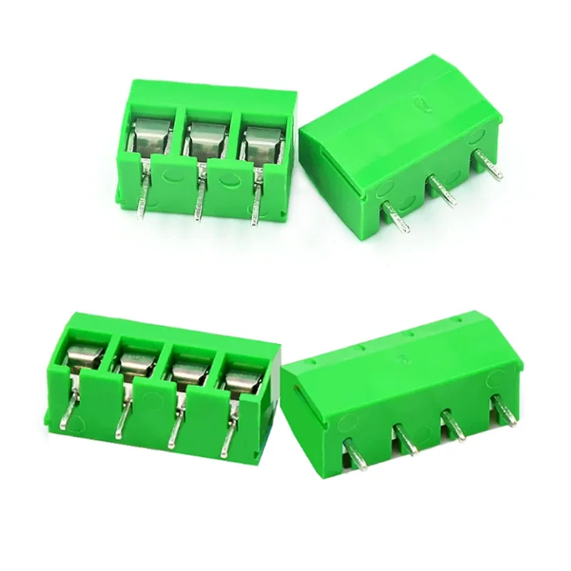 5PCS 5.08 Blue/Green KF301 Terminal Block Connector Screw 2/3/4PIN Positions Terminal Posts DIY