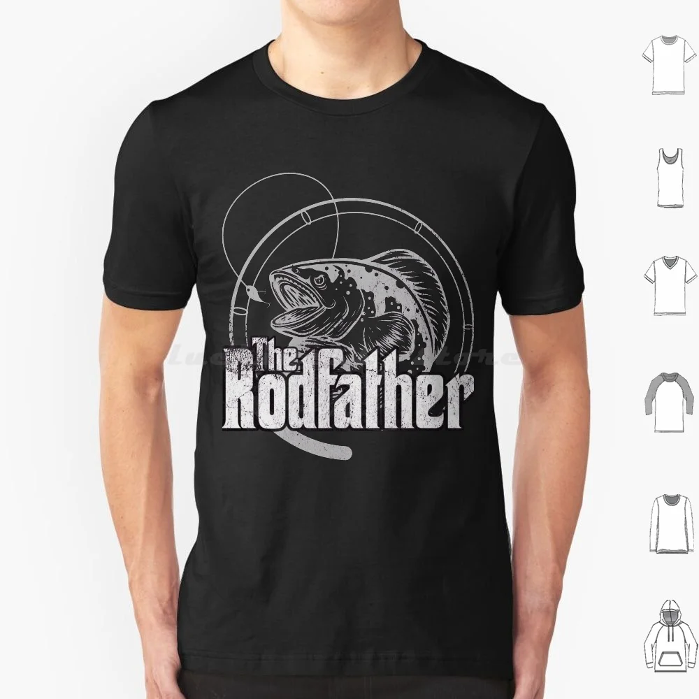 The Rodfather Funny Gift Essential T-Shirt T Shirt Men Women Kids 6xl Fishing The Rodfather Funny Fishing Fishing Humor Fishing