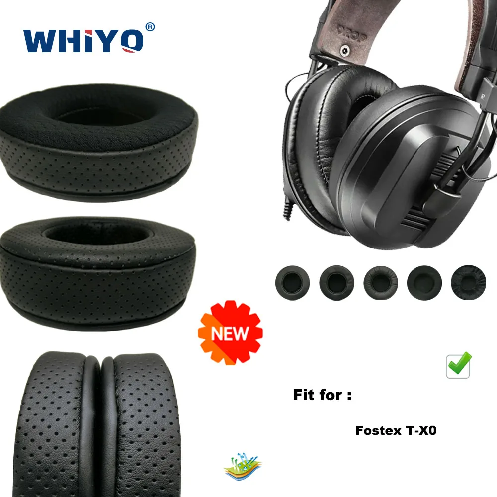 

Replacement Ear Pads for Fostex T-X0 Headset Parts Leather Cushion Velvet Earmuff Headset Sleeve Cover