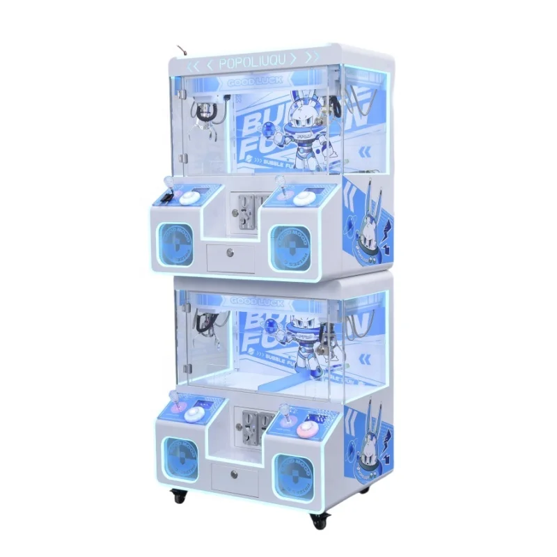 4-Player for Machine-Interactive Arcade Toy Vending System Metal Construction English Support for Entertainment Centers