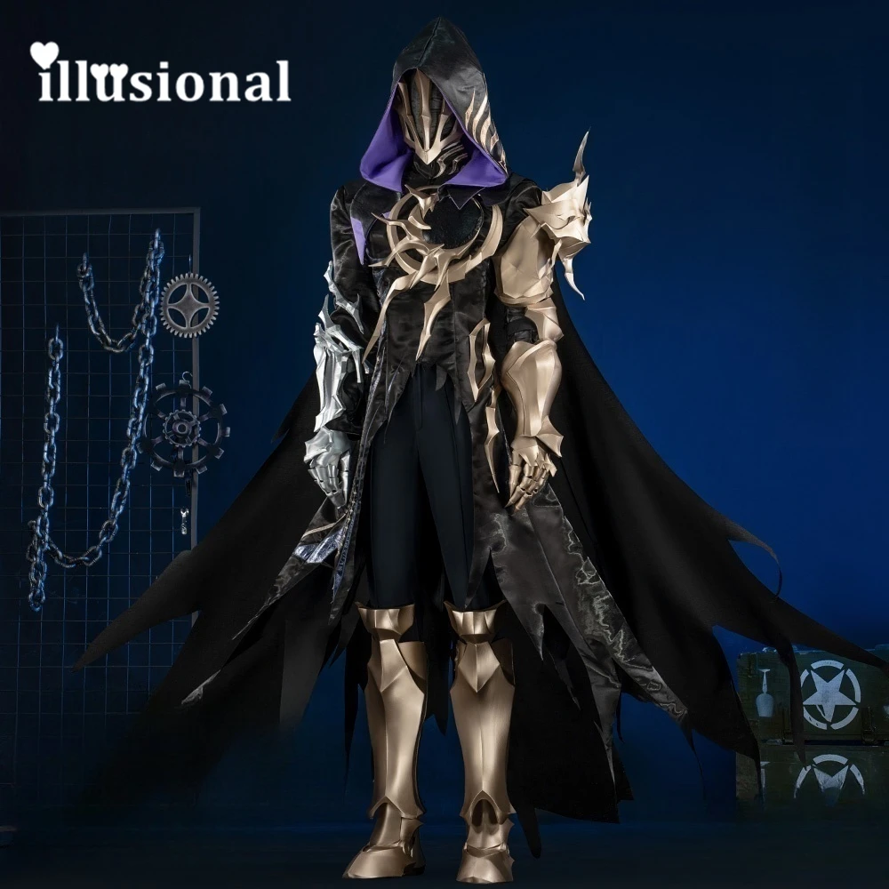 

Иллюзионный костюм для косплея Pie-non от Honkai: Star Rail Pie-non, карнавальный костюм для мужчин, накидка на Хэллоуин, полный комплект