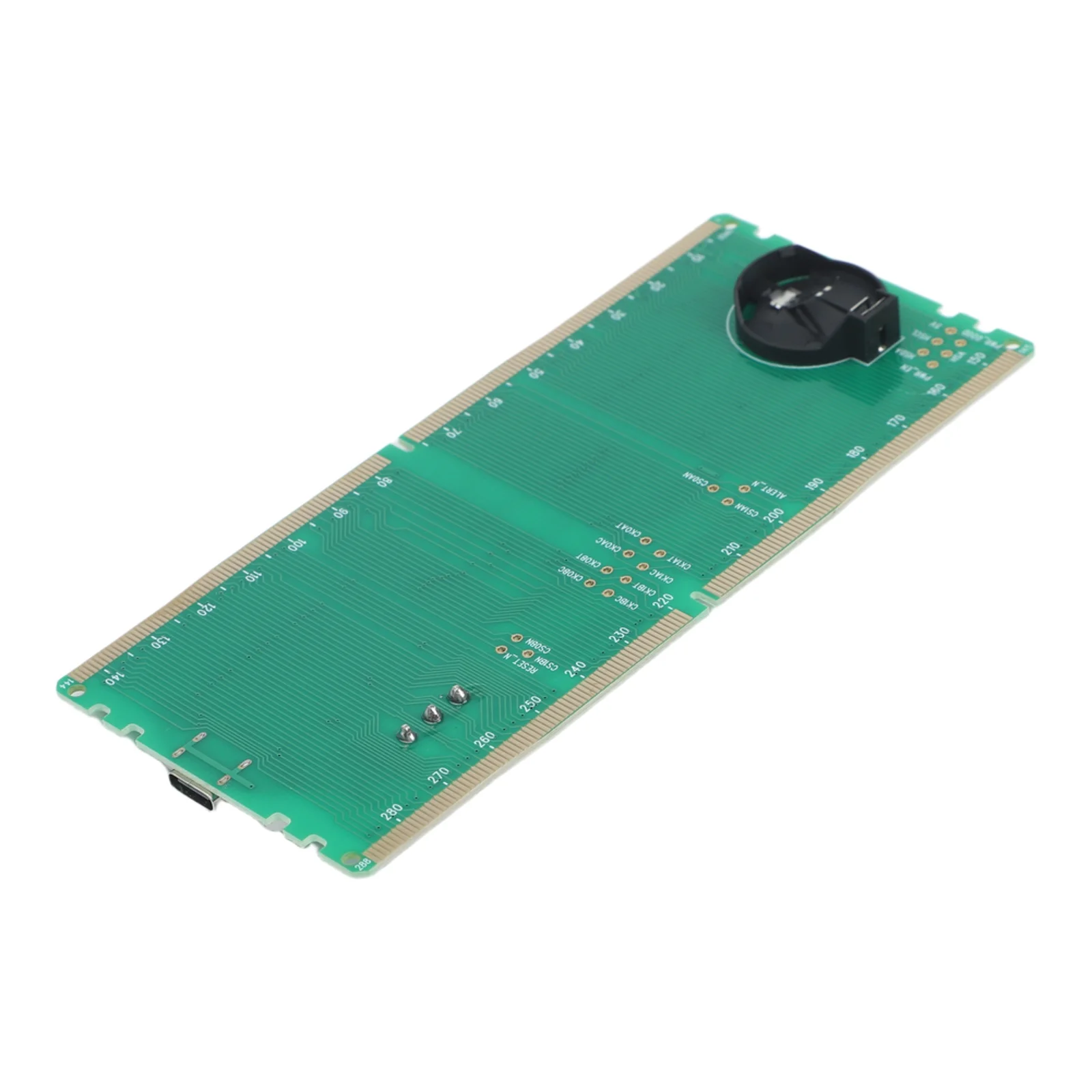 DDR5 Memory Slot Tester LED Diagnostic Card Dual Power For Desktop And Server Motherboard Computer Hardware Tool