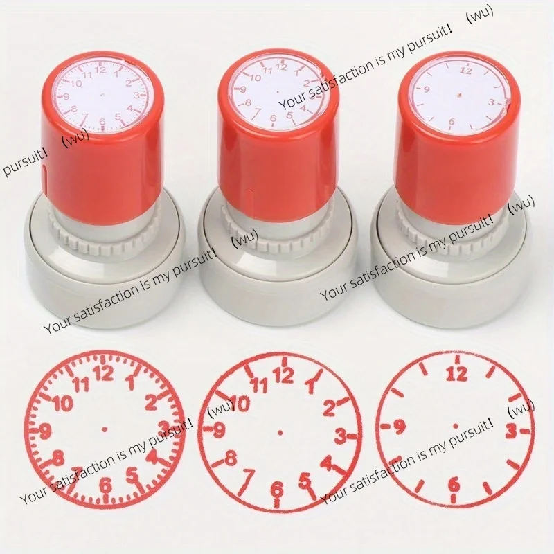 Clock Stamp Teaching Tools for Kids Learning on Watch Multiple Style Student Teaching Tools Seal for Primary School Supplies