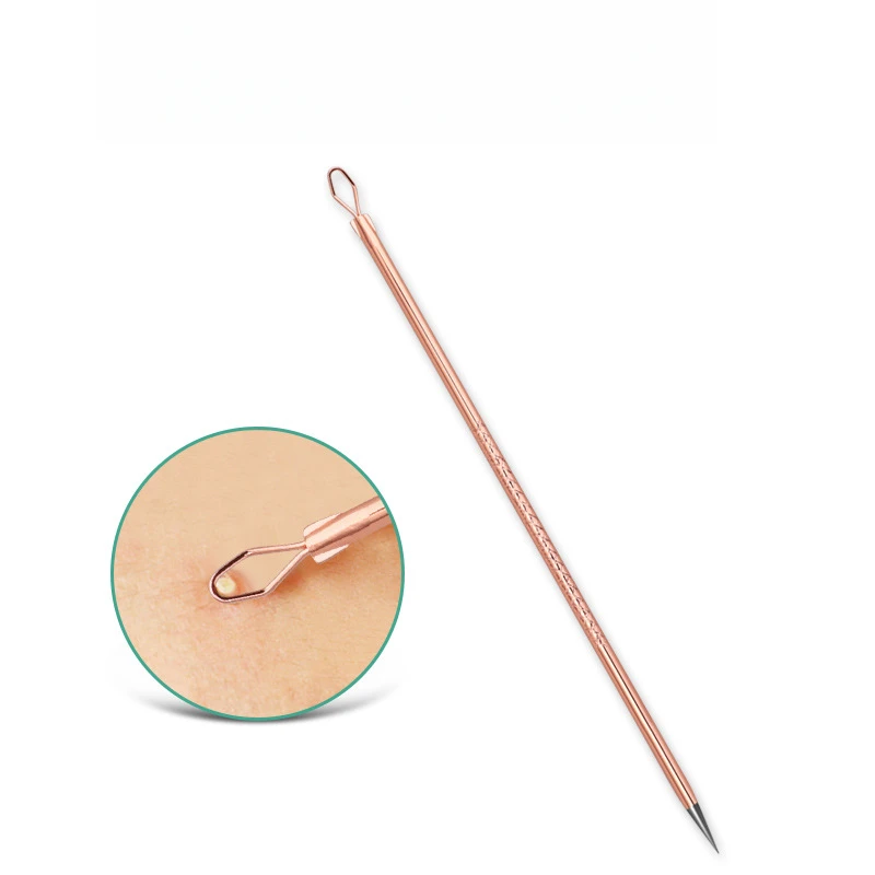 Cravo comedone espinha belmish acne removedor agulhas agulhas faciais para espremer acne ferramentas colher para cuidados com o rosto
