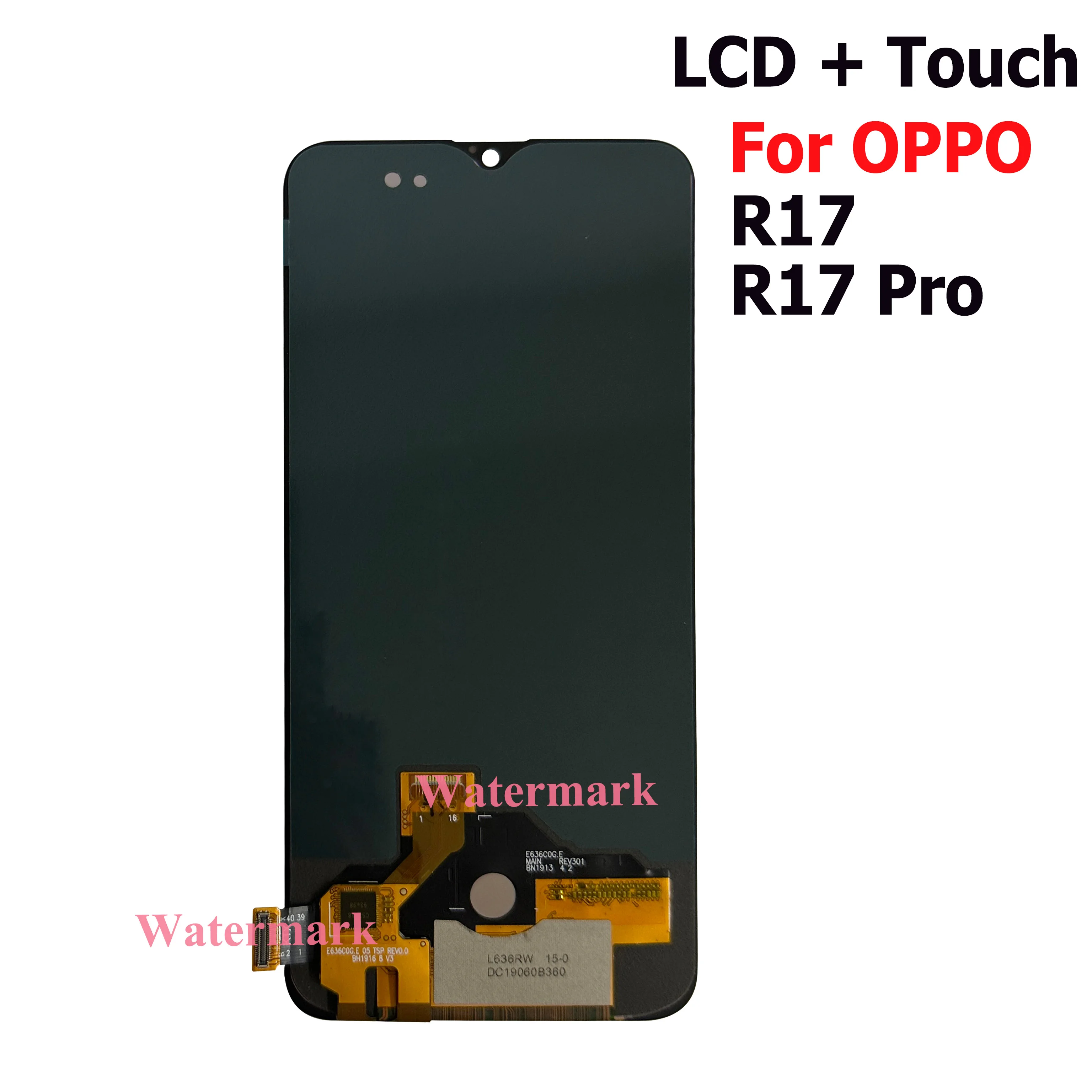 6.4'' OLED LCD For OPPO R17 Pro CPH1879 PBEM00 CPH1877 PBDM00