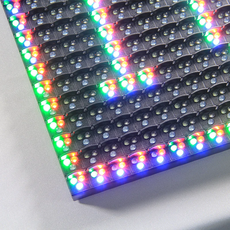 P16 DIP Outdoor LED Module 256x256mm 16x16 Dots 1/1 Scan RGB Full Color Waterproof LED Display Panel For Outdoor Advertising