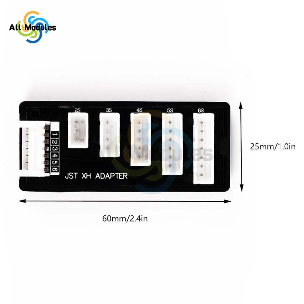 리튬 배터리 균형 충전기 확장 JST XH 어댑터 보드, RC Lipo 배터리 MEGA 전원 860 및 960 충전기용, 2S-6S