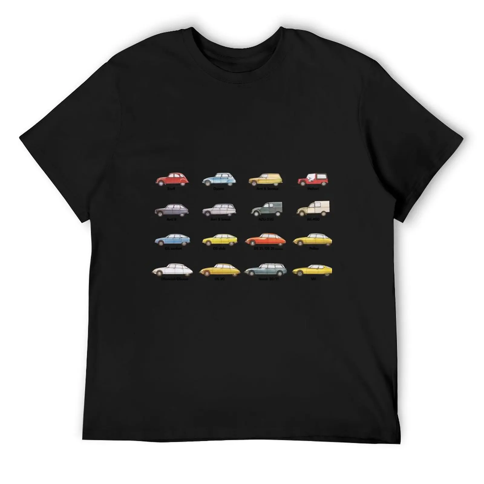 

Футболка CITROEN RANGE (DS, 2CV), роскошная футболка, быстросохнущая корейская модная забавная рубашка, хлопковая мужская одежда