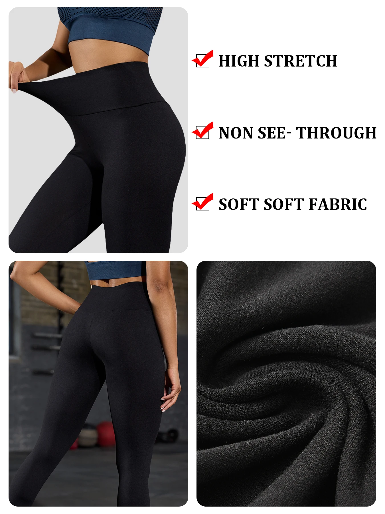 2 حزمة المرأة طماق فائقة النعومة عالية الخصر التحكم في البطن لا انظر من خلال تجريب اليوغا الجري الرياضية رفع الصالة الرياضية طماق