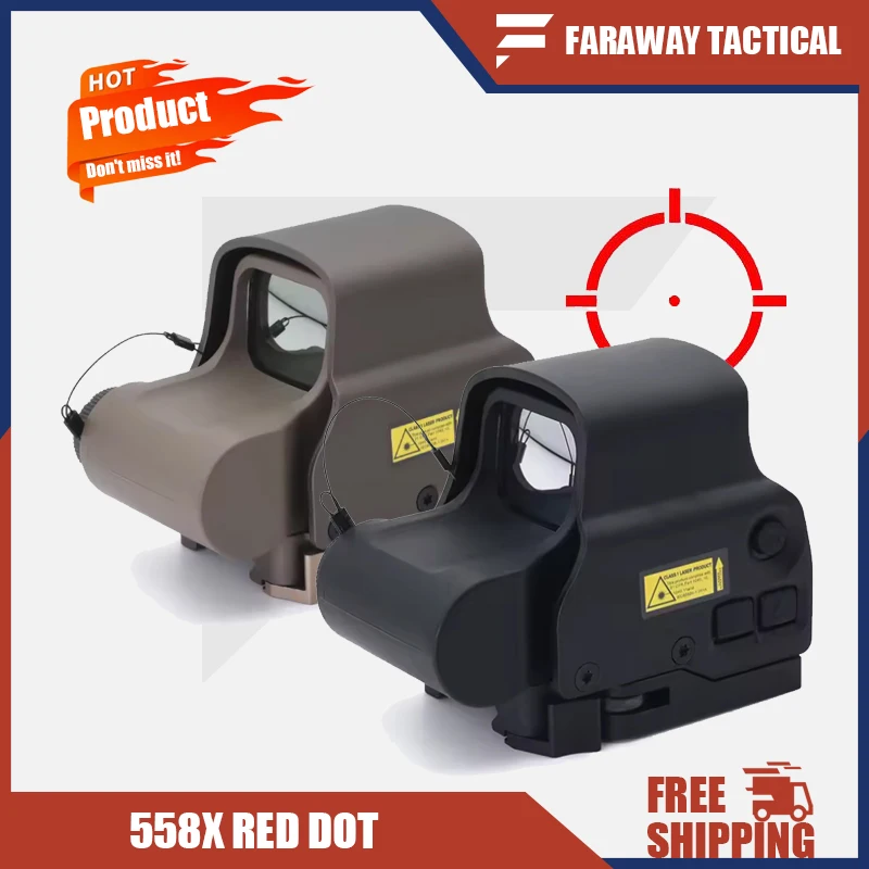 Стекло с покрытием 558X Голографический прицел с красной точкой Охота или страйкбол GBB AEG Использование Полный восстановление деталей Стекло с покрытием 558X Голографический прицел с красной точкой Охота или страйкбол GBB AEG Использование Полный восстановление деталей