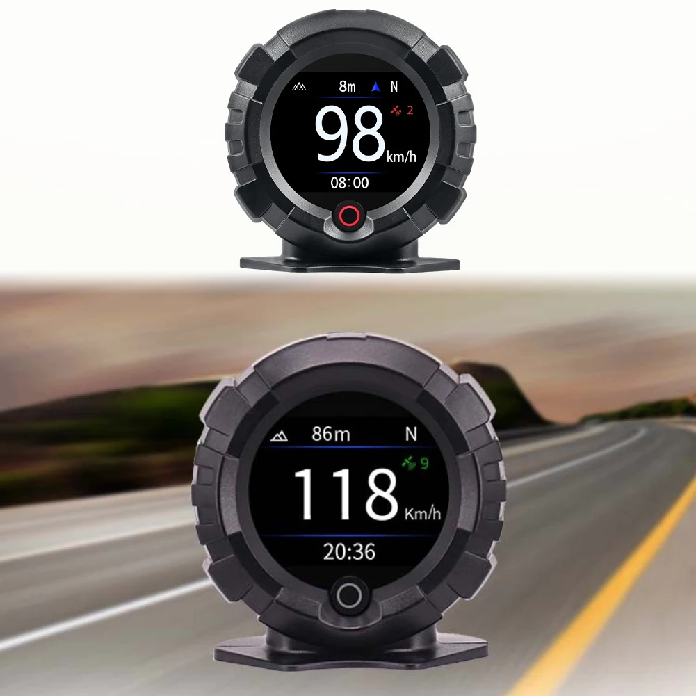 Digital Car For GPS Slope Meter And Inclinometer For Accurate Off-Road Performance Car Electronics Replacement Black