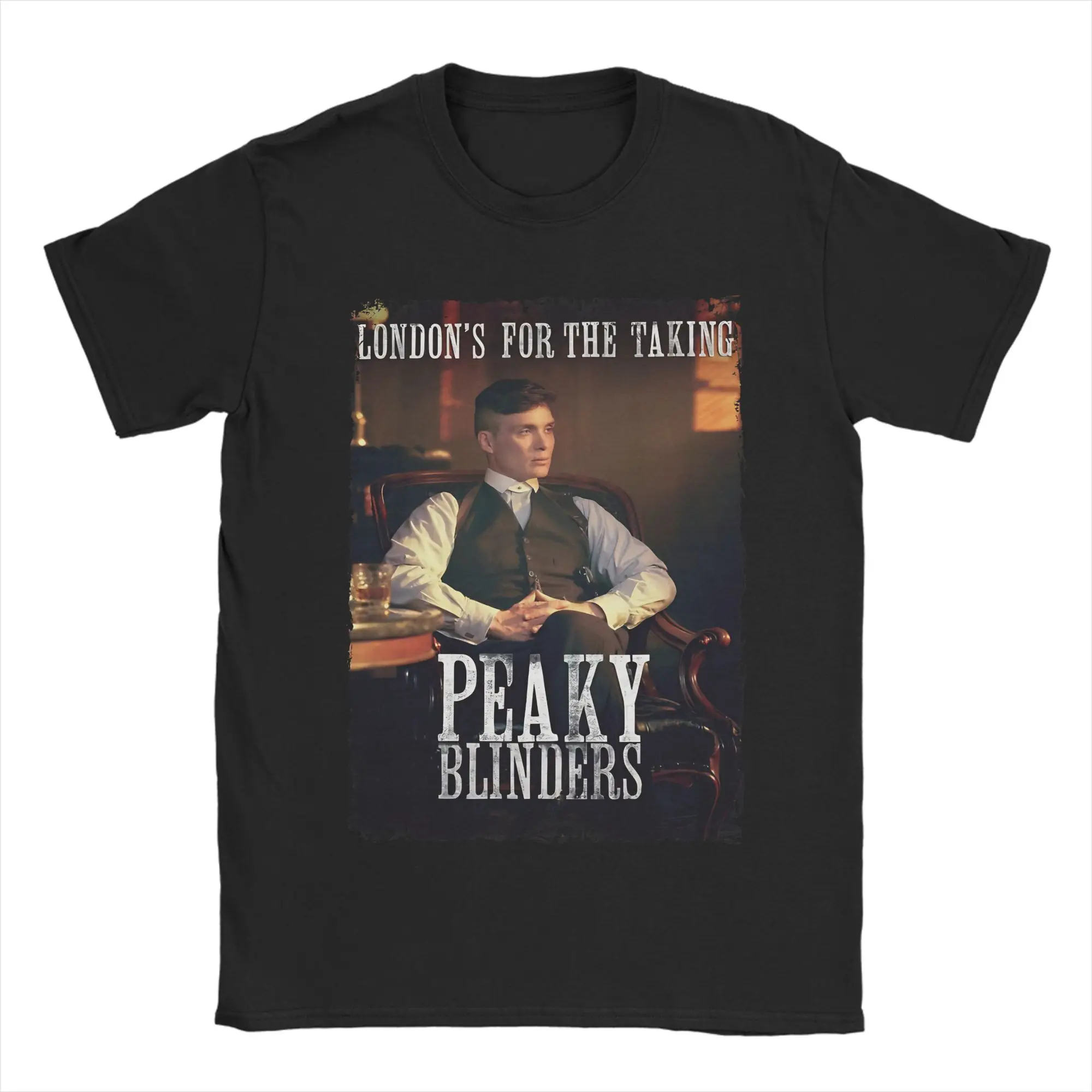 Men Women  Tommy Shelby Peakys Blinders The Immortal Man T Shirt Cotton Printed T-Shirt  Top Clothing