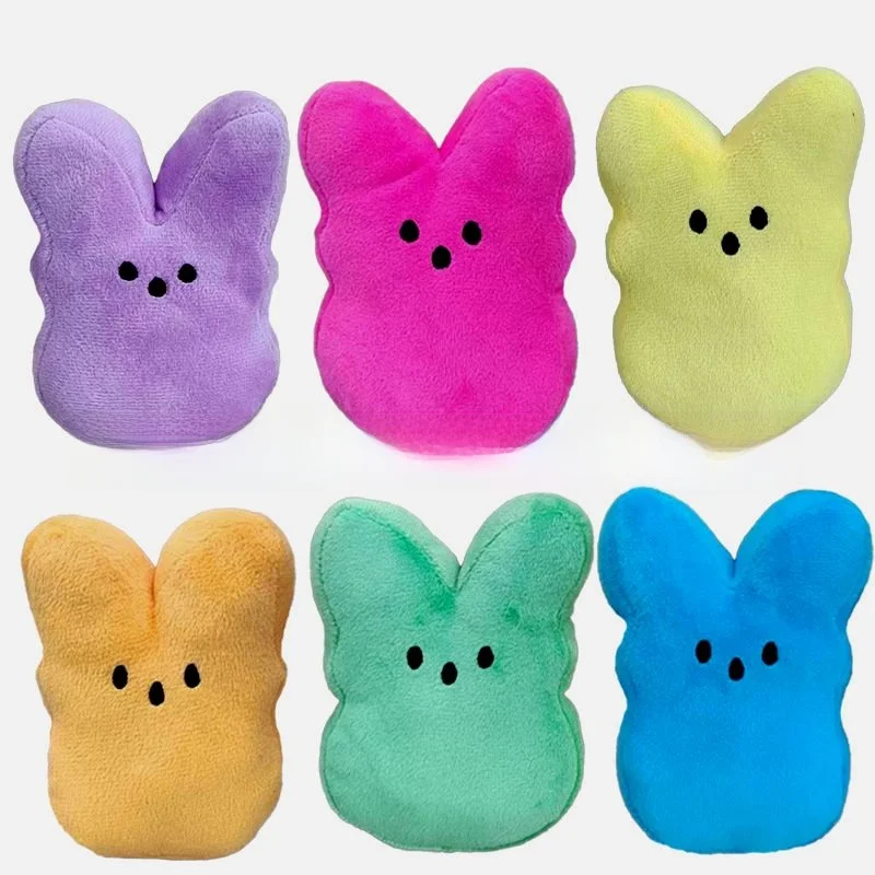 新しいクロスボーダーピープスバニーイースターカートゥーンぬいぐるみおもちゃソフトぬいぐるみ6歳以上ユニセックスイースターテーマのおもちゃ