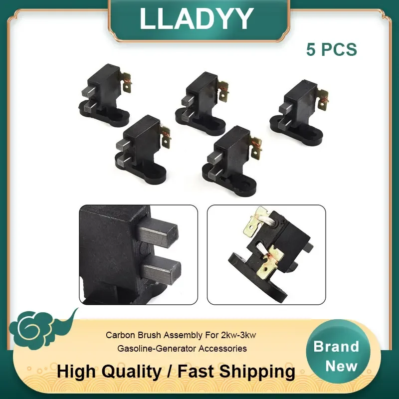 

5 Pcs/Set Carbon Brush Assembly For 2kw-3kw Gasoline-Generator Accessories