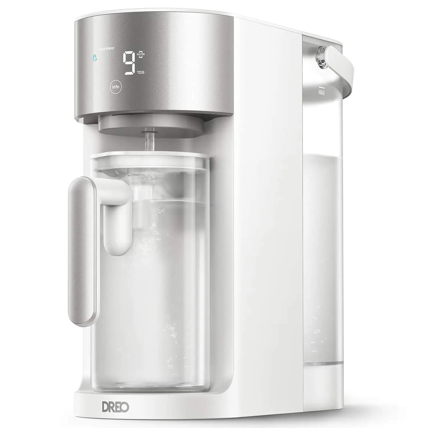 

7-Stage RO Countertop Water Filter: 3:1 Pure Ratio, TDS Monitor, Auto-Fill & Self-Cleaning, No Installation