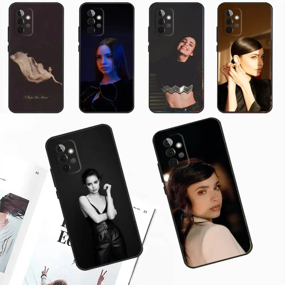 

S-Sofia C-Carson Phone Case For Samsung Galaxy A13,A21s,A22,A31,A32,A52,A53,A71,A80,A91 Soft Black Phone Cover